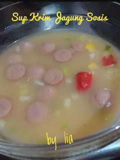 Foto resep Sup Krim Jagung Sosis