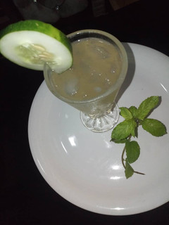 A picture of Mint cucumber lemonade.