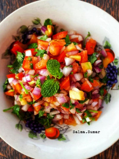 A picture of Pico De Gallo #15minutesrlesscookingrecipecontest.