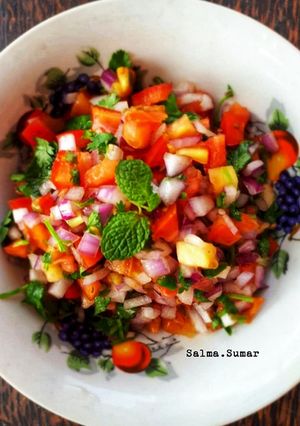 A picture of Pico De Gallo #15minutesrlesscookingrecipecontest.