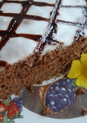 Une photo de Gâteau choco-café