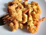 Udang goreng saus telur asin