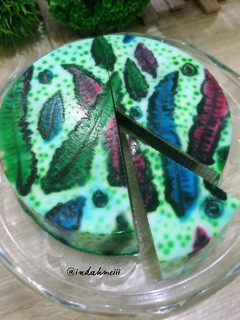 Foto resep Puding Coklat Susu Batik