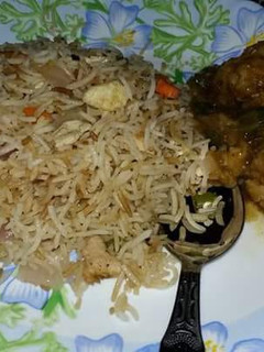 A picture of Mixed fried rice.