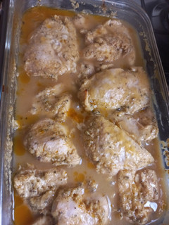 Una foto de Pechuga de pollo a la mostaza