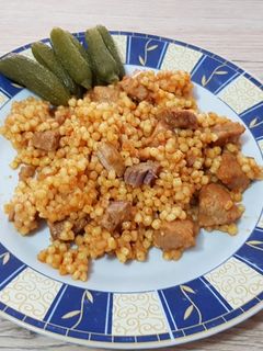 Tarhonyás hús recept fotója