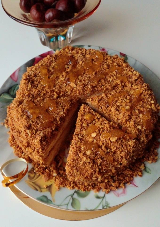Медовик на сковороді🍯