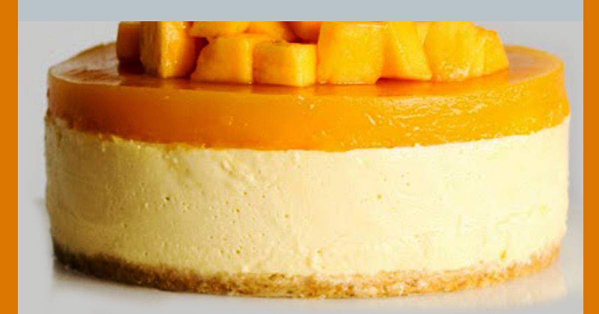 Eggless Mango Cream Cake - In-Fused Living: The fusion veggie food blog