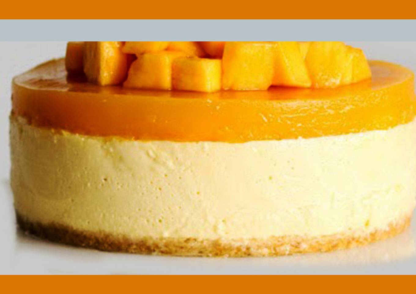 Mango Cream Cheese Cake