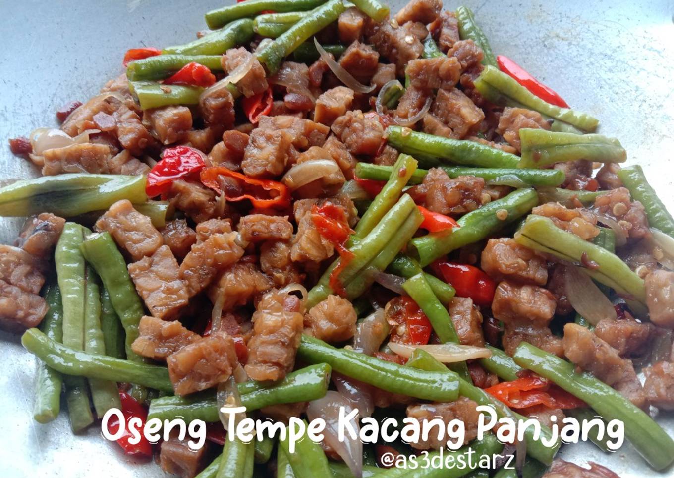 Oseng Tempe Kacang Panjang