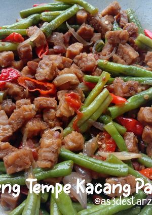Foto resep Oseng Tempe Kacang Panjang