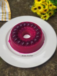 Foto resep Puding Buah Naga
