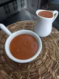 Salsa de carne con jugo sobrante