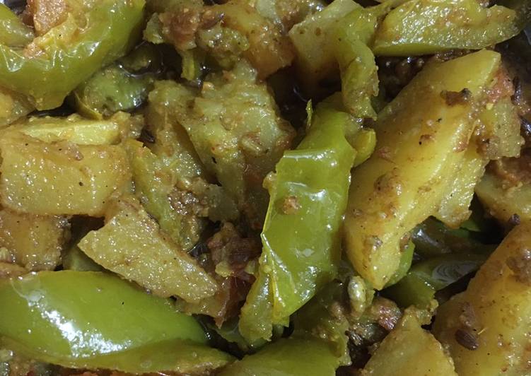 Recipe of Quick Aloo Shimla mirch