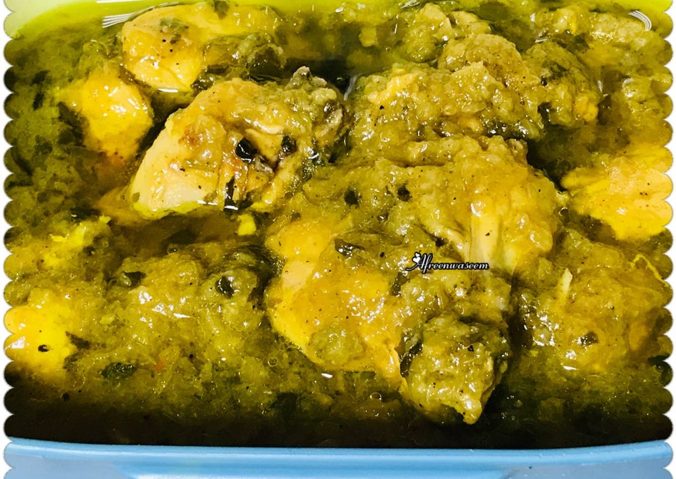 Black pepper gravy chicken