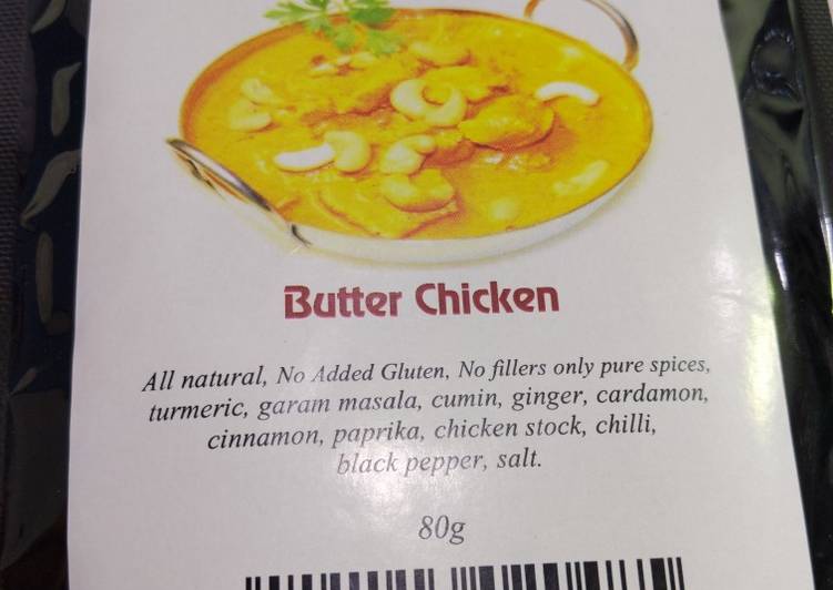Recipe of Homemade Butter Chicken