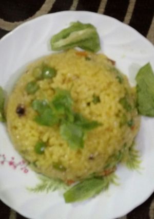 صورة لوصفة الارز بالخلطة 🍚🍚