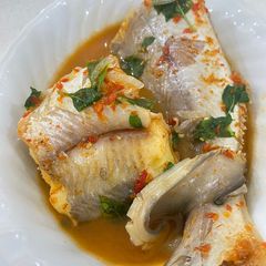 Fresh fish peppersoup A picture of Fresh fish peppersoup.