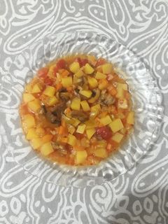 عکسی از دستور خوراک سبزیجات