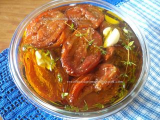 Tomate seco temperado