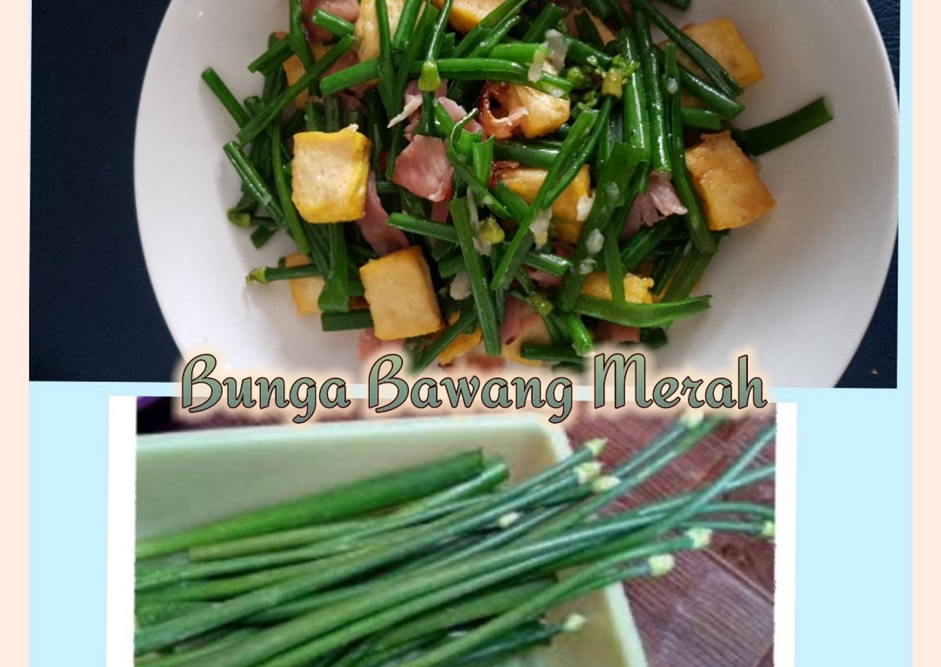 Tumis Bunga Bawang Merah