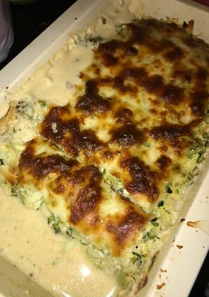 Una foto de Pastel de brócoli al horno
