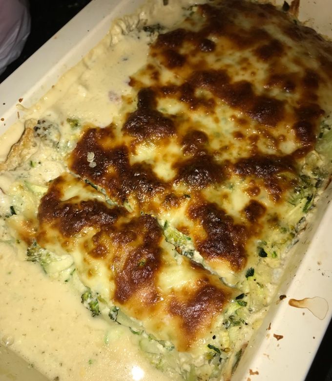 Una foto de Pastel de brócoli al horno