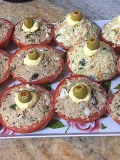 Una foto de Tomates rellenos