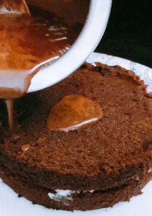 A picture of Chocolate ganache cake.