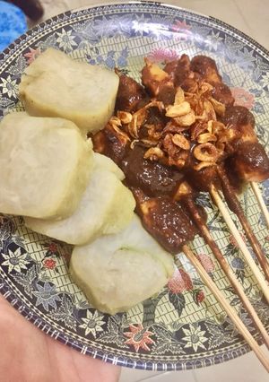 Foto resep Sate ayam #terimakasihguru #gurukuidolaku