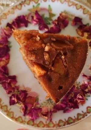 عکسی از دستور کیک سیب