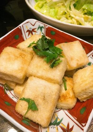 免炸☆椒鹽香酥豆腐 的食譜成品照片