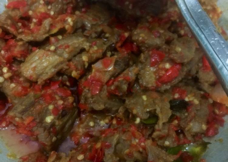 Dendeng Balado Simple Enak