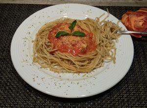 صورة لوصفة 🍝 سباغيتي بصوص البندور 🍝