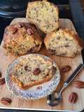Cake bananes et noix de pécan