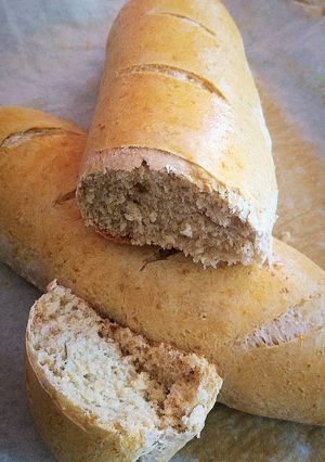 Una foto de Pan Rústico (Baguette) 🥖