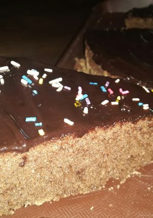 Una foto de 🍰Bizcochuelo de Chocolate🍫 y Café☕ Riquísimo!!!!