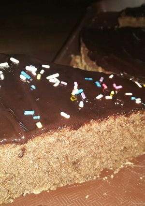 Una foto de 🍰Bizcochuelo de Chocolate🍫 y Café☕ Riquísimo!!!!