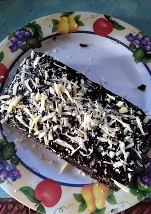 Foto resep Brownis kukus fla glaze coklat
