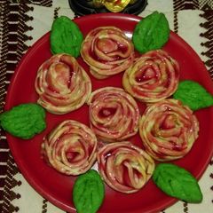A picture of Jammy cheesy Rosies.