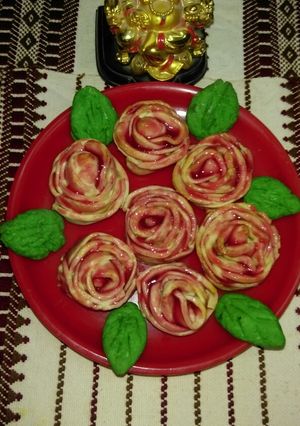 A picture of Jammy cheesy Rosies.
