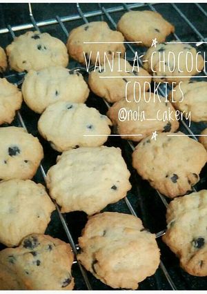 Foto resep Vanila-chocochip cookies (super simpel)