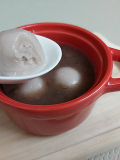 芋泥芋頭湯圓 的食譜成品照片