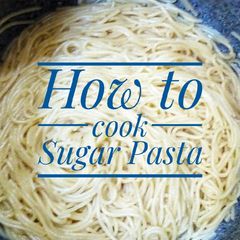 A picture of Sugar pasta.