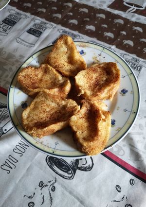 Una foto de Torrijas sanas