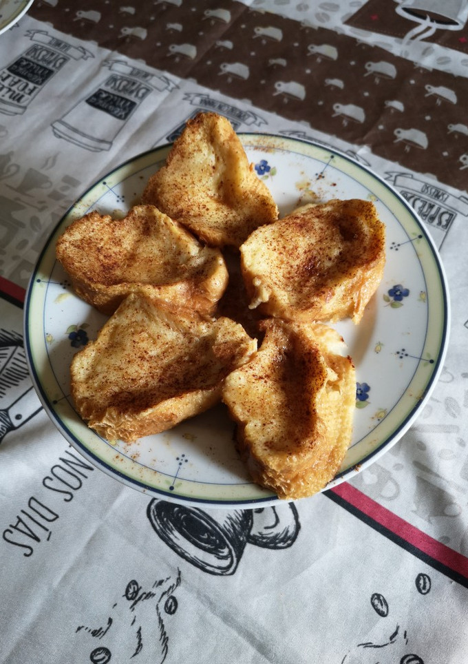 Una foto de Torrijas sanas