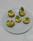 Canastas de paté de pollo