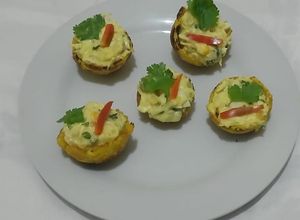 Una foto de Canastas de paté de pollo