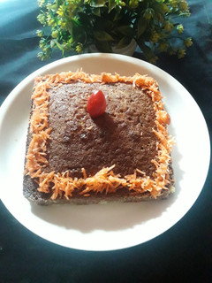 A picture of Carrot dates cake.
