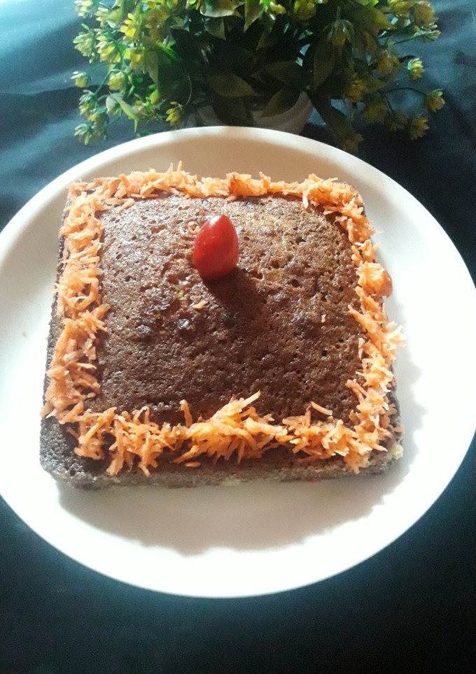A picture of Carrot dates cake.